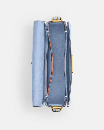 Coach Zoe Shoulder Bag 20 (Light/Pastel Blue)