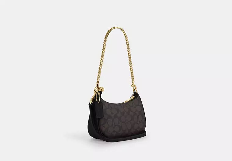 Coach Teri Mini Crossbody Bag In Signature Canvas